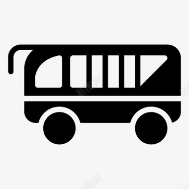 巴士汽车交通工具图标图标