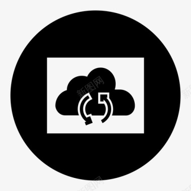 云数据传输云数据存储云存储图标图标