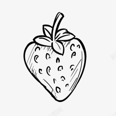 草莓美味水果图标图标