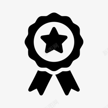 奖状喜报奖章奖品体育图标图标