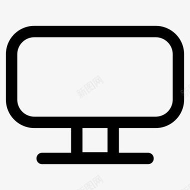 电脑显示器苹果台式机图标图标