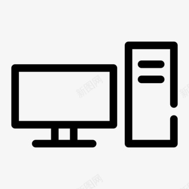电脑服务器桌面鼠标图标图标