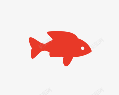 简约动物鱼图标