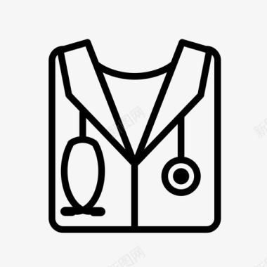制服衣服医生图标图标