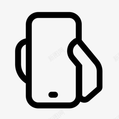 短信手机icon手机肖像手图标图标