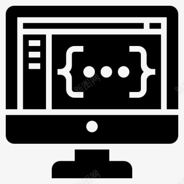 Web编程编码开发编程图标图标