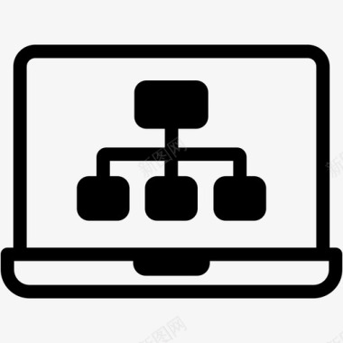 电脑显示框规划列桌面图标图标