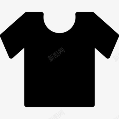 短袖T恤时尚电子商务图标图标