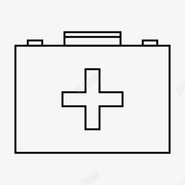急救箱医疗援助军队图标图标