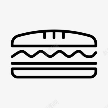 汉堡美食购物图标图标