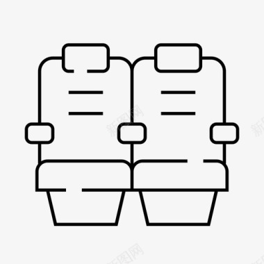 椅子矢量图座位椅子乘客图标图标