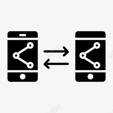 数据共享移动共享数据共享文件图标图标
