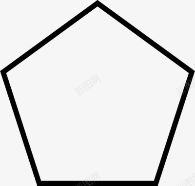 几何体矢量素材五边形几何体多边形图标图标