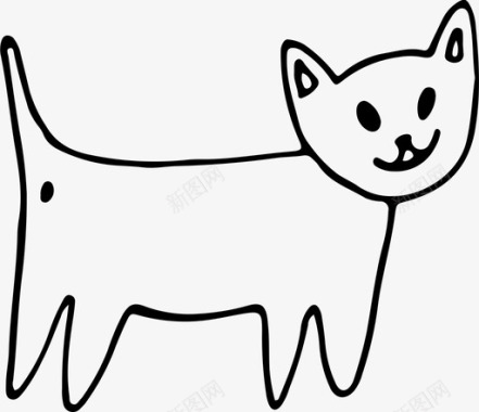 哈士奇狗猫狗宠物图标图标