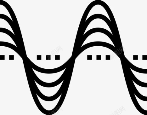 未来愿景声波音频频率图标图标