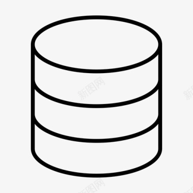 服务器数据大数据云服务器图标图标