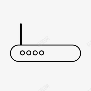 路由器接入点调制解调器图标图标