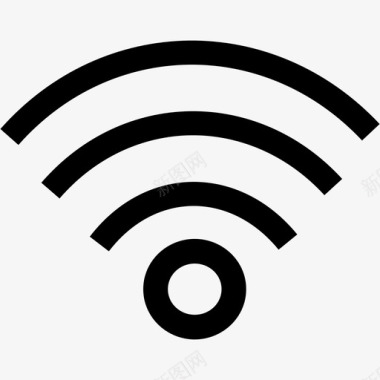 互联网wifi信号天线广播图标图标