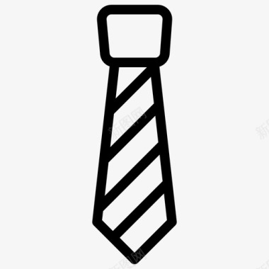 领带商务领结图标图标