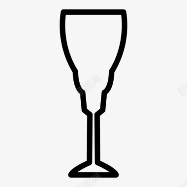 玻璃雨珠葡萄酒圣杯鸡尾酒图标图标