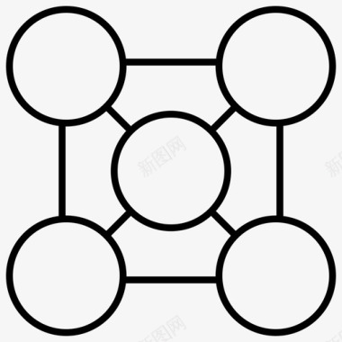 展览模型建模公司战略图标图标