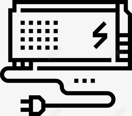 电源ups电池电源电脑硬件futuroline图标图标