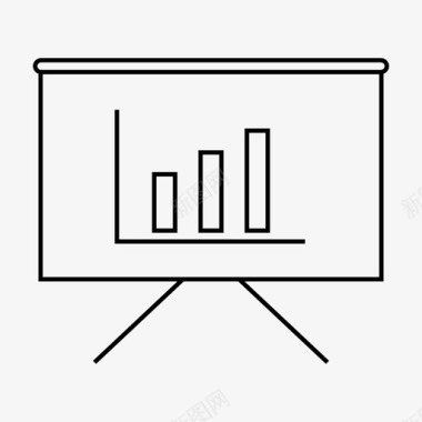 描边投影投影幻灯片图表增加图标图标