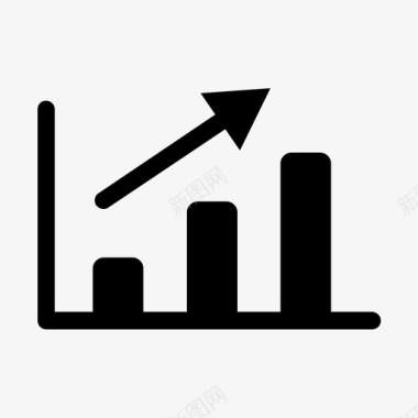 绿色增加标志条形图增加第二卷图图标图标