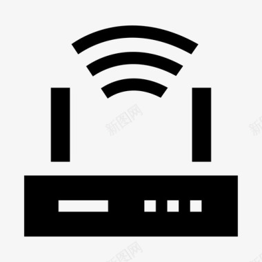 平面图矢量路由器互联网网络图标图标