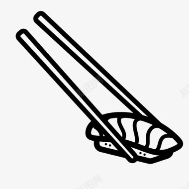 寿司筷子日式图标图标