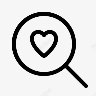 寻找身边爱情搜索约会寻找图标图标