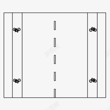 标记路线道路车道小路图标图标