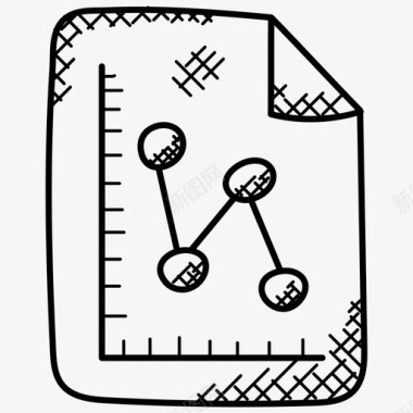 研究图数据分析图形报告图标图标