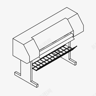 绘图仪大幅面工具图标图标