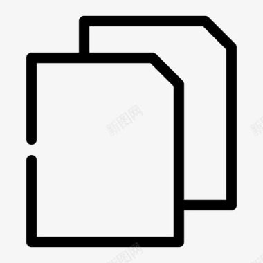空白纸张免抠素材纸张文档空白图标图标