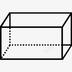 纸立方立方体三维盒子图标高清图片