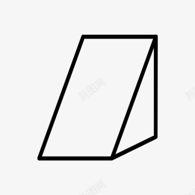 几何体矢量素材三角形几何体等轴测图标图标