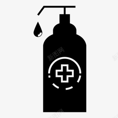 瓶子卫生用品洗发水图标图标