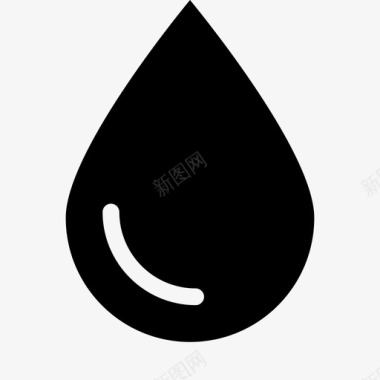 水滴清洁液体图标图标