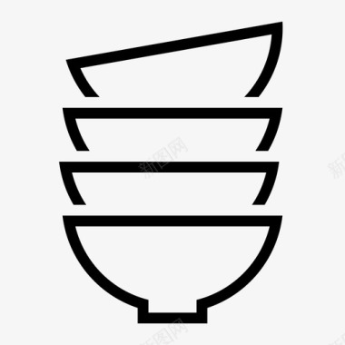 碗盘子瓷器图标图标