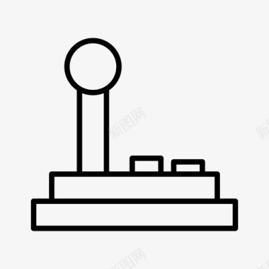 科学和技术操纵杆控制器设备图标图标