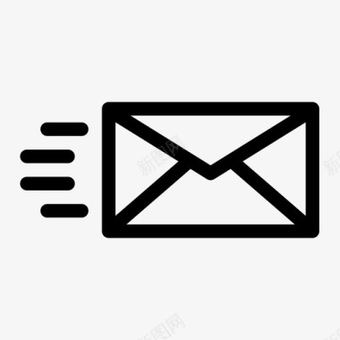 消息发送邮件发送信封信件图标图标