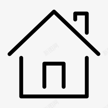 房子主页免抠png房子主页房产图标图标