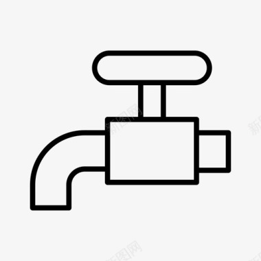 科技网状水龙头科学龙头图标图标