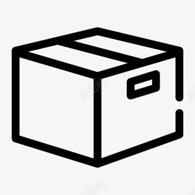 包装箱包装箱集装箱交货图标图标