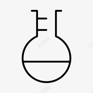 试管烧杯烧瓶烧杯化学图标图标