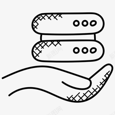 托管服务器机架共享服务器数据库数据库网络图标图标