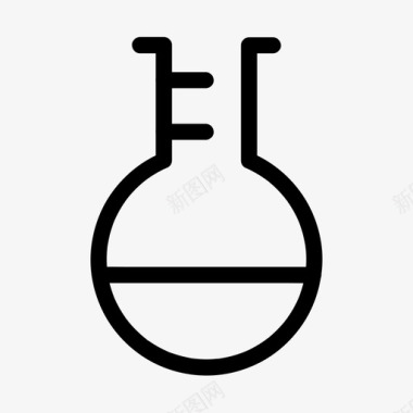 试管烧杯烧瓶烧杯化学图标图标