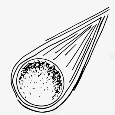 天体彗星天文学宇航员图标图标