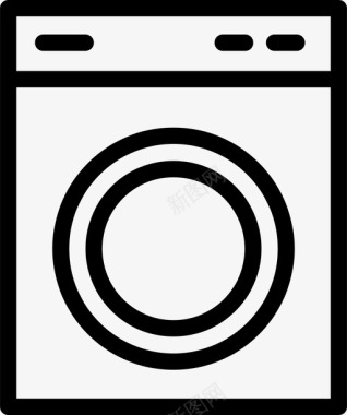 洗衣机烘干机杂物间图标图标